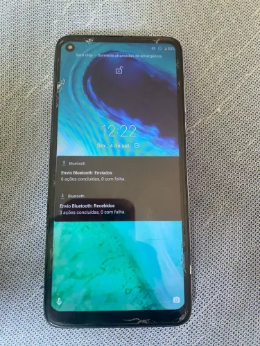 Celular moto g8 Power cor branca