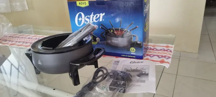 Panela Elétrica para Fondue, Oster, 110V - 127V, nova, R$199, whats *