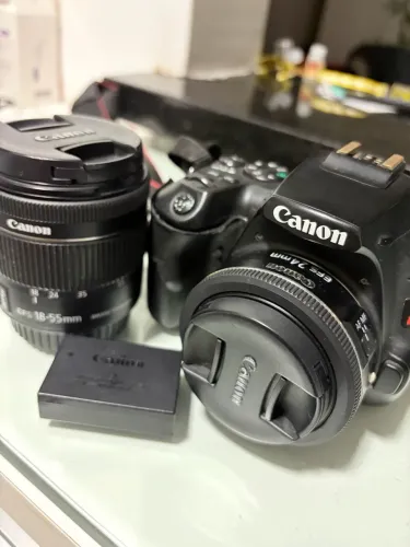 Câmera Canon EOS Rebel SL3 + 2 Lentes + 3 Baterias | Kit Completo