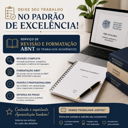 TCC e Relatórios | Revisão e Formatação ABNT