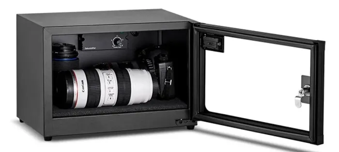 Desumidificador de Lentes ANDBON 21L - Dry Box Gabinete com Controle de Umidade digital