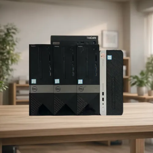 Lote 5 PCs: Lenovo/HP/Dell - Intel Core i5/i3 - SSD 240 GB - 4 GB