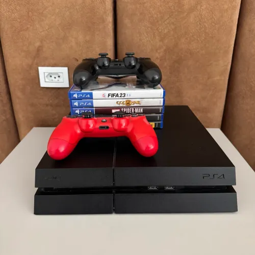 Ps4 Com 2 Controles, Aceito Cartão!
