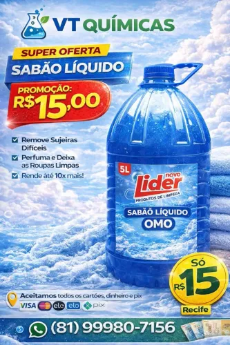 Sabão líquido 5 litros