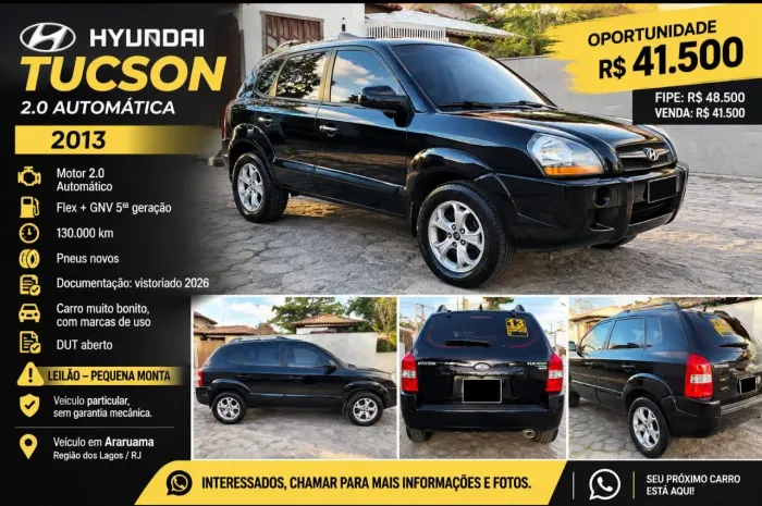 Hyundai Tucson 2.0 16V Aut. 2013