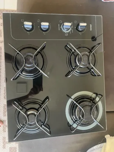 Cooktop consul 4 bocas funcionando