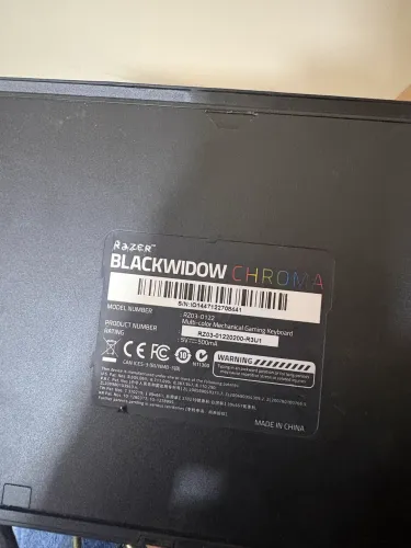Teclado Razer Blackwidow Chroma RZ03-0122