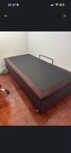 Cama box baú Ortobom suede