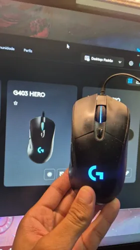 Mouse Gamer Logitech G403 HERO com RGB LIGHTSYNC