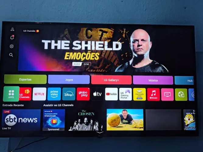 Vendo tv LG acompanha suporte