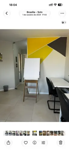  flipchart com cavalete e bloco de folhas 