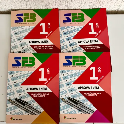 Kit Apostilas SFB - 1º Ano EM - Aprova ENEM (Completo)