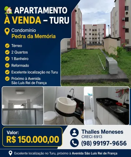 Vendo Apartamento no Residencial Pedra da Memória