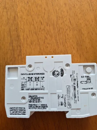 Disjuntores monopolar de 16 e 20A Siemens