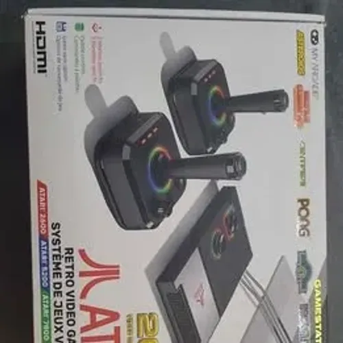 My Arcade Atari Station Pro Vídeo Game Console 200+ Cor Preto