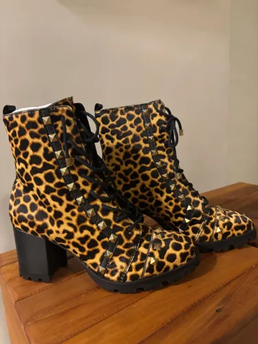 Bota Schütz Original Couro Onça Nova 