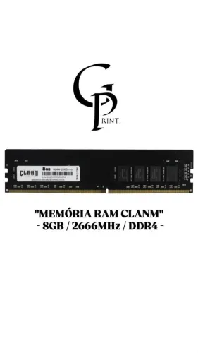 MEMÓRIA RAM - 8GB / 2666MHz / DDR4 - PROMOÇÃO