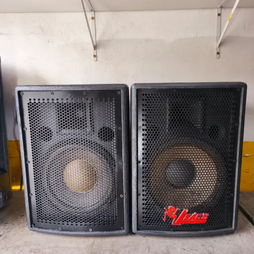 Caixa de som 10" com drive de titânio e divisor de frequência