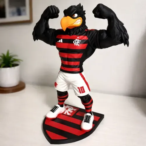 Mascote Urubu Flamengo Impressão 3d