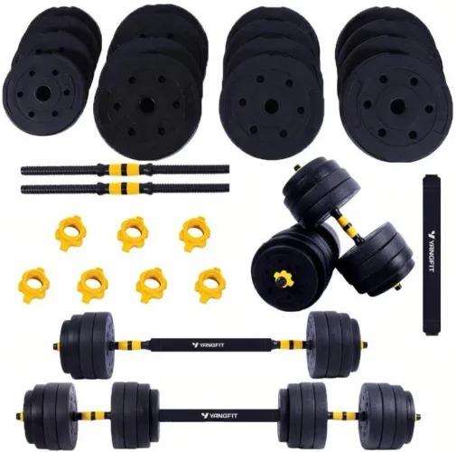 Kit de musculação, peso de academia