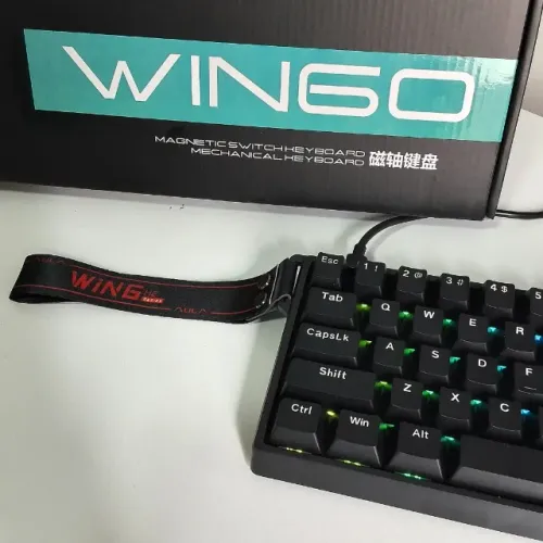 Teclado Gamer Magnético AULA WIN60 HE Standard 8000Hz Novo