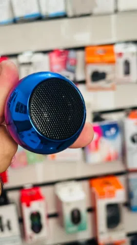 Caixinha de som mini Speaker Bluetooth - cores variadas