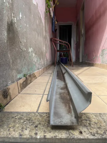 Calha de alumínio 6m