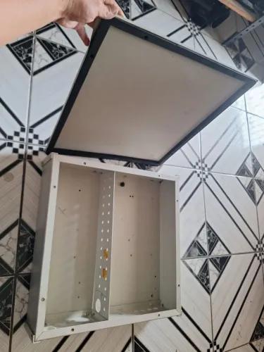 Caixa quadro para automacao e eletrica metal