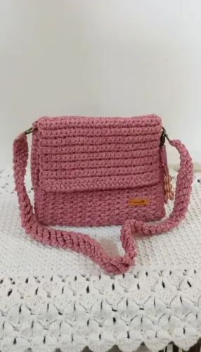Bolsa de crochê.