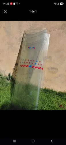 04 Vidros concavos para estufa (mercado, padaria). 2,00x0,75 cm