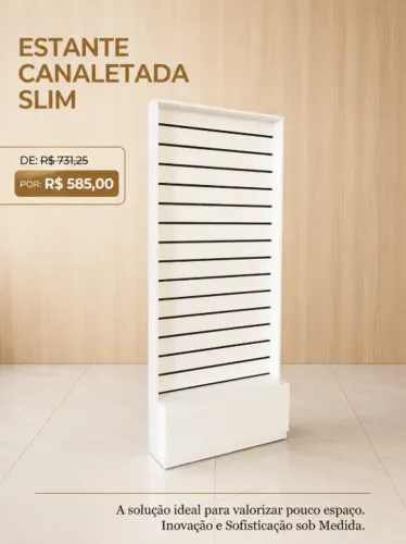 Estante canaletada  Slim