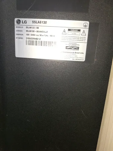 TV LG 55" LED (Modelo 55LA6130) - Venda para Peças / Retirada