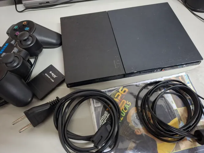 Ps2 Slin completo funcionando tudo perfeitamente 