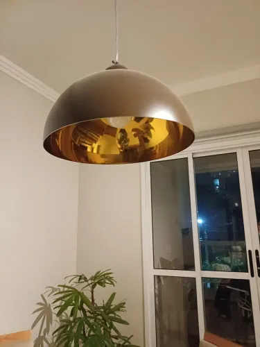 Lustre pendente 38 cm diâmetro