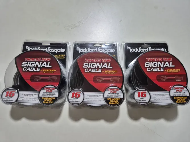 Cabo RCA Rockford Fosgate 4.8m RFI-16