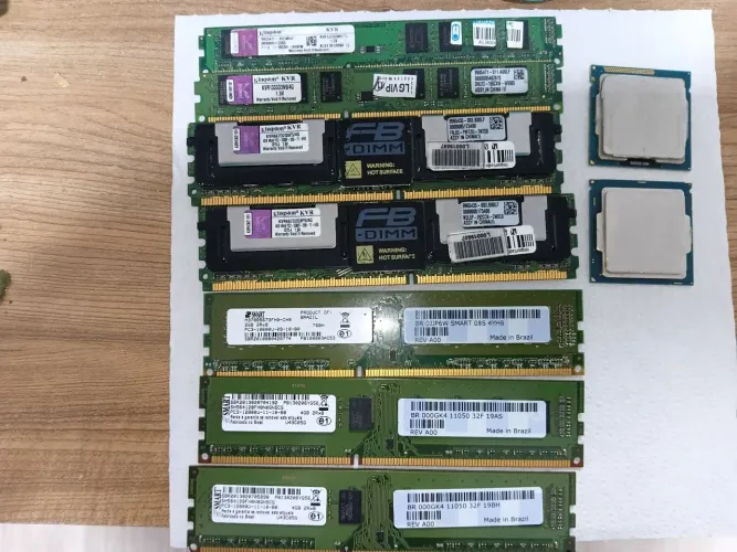I5 com i3 com 7bpentes de memória