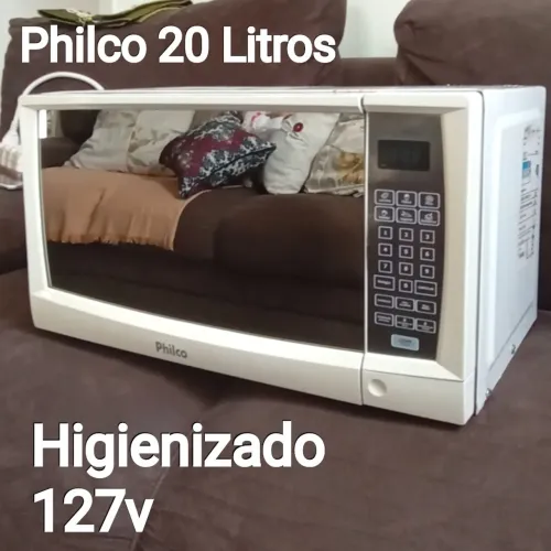 Microondas Philco Espelhado,20Lts 127v ( Higienizado )