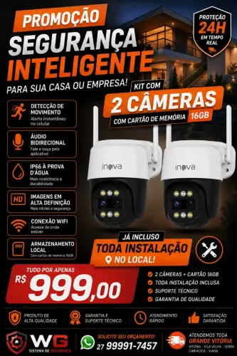 CÂMERAS DE SEGURANÇA