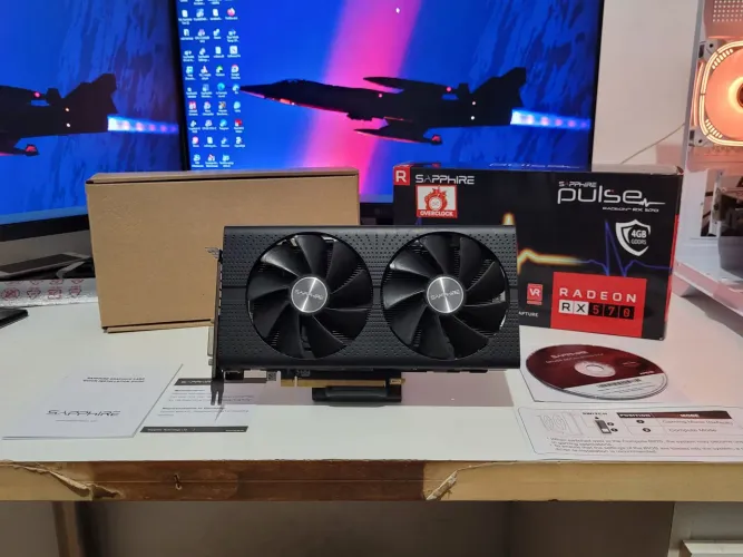 RX 570 4GB (C/ Caixa e manuais) - Funcionando perfeitamente | Ótimo estado