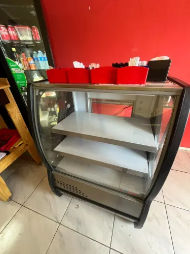Vitrine Expositor quente para salgados