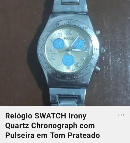 Relógio Swatch Irony Chronograph Quartz Vintage