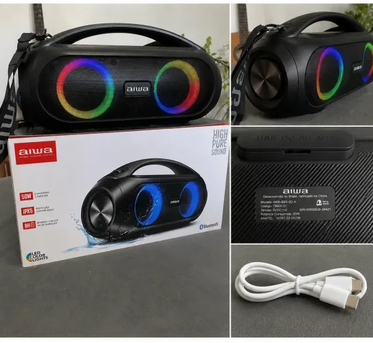 Caixa de Som Bluetooth AIWA 50W