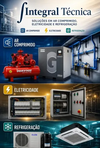 Manutenção em rede de Ar comprimido,Elétrica Predial e Industrial e Ar condicionado
