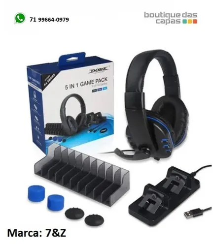 Kit Fone De Ouvido Tp4-18101 Para Ps4 / Pro / Magro marca: 7&Z Black Friday