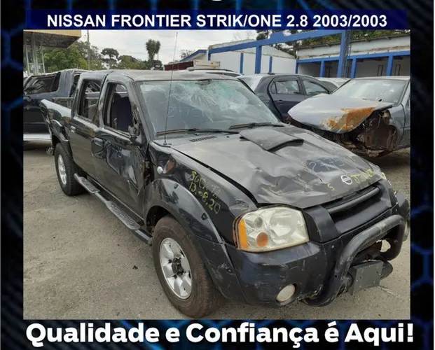 Sucata Nissan frontier strik/one 2.8 2003 para retirada de peças