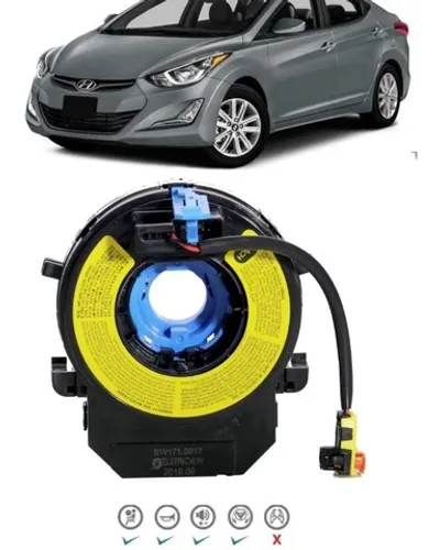 Cinta Air Bag Volante Elantra I30 IX35 Sonata Veloster Cerato Sorento Soul Sportage