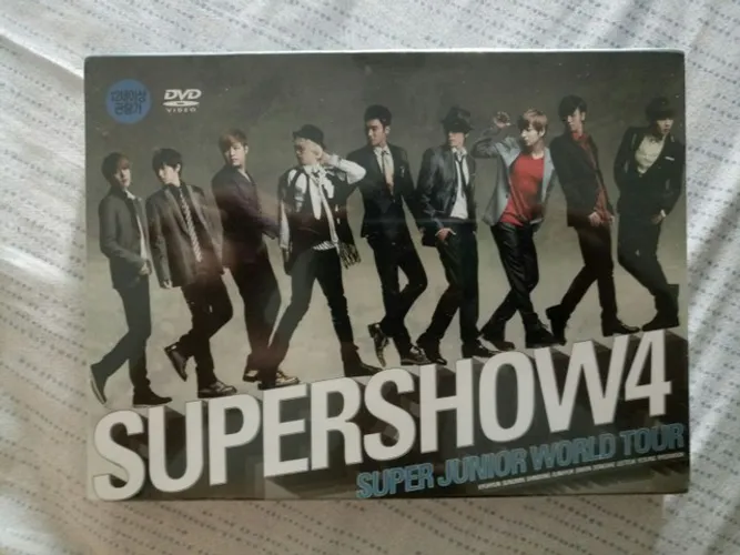 Super Junior dvd supershow 4 lacrado kpop colecionador