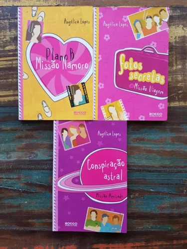 Coleção de livros Angélica Lopes (3 livros)