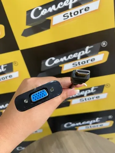 Conversor HDMI para VGA Altomex AU-8802 - Adaptador de Vídeo | Novo