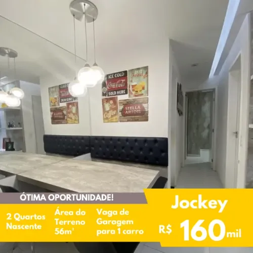FIT - Apto. Pq Goytacazes - Jockey - 2 Quartos - Nascente - 56m²
